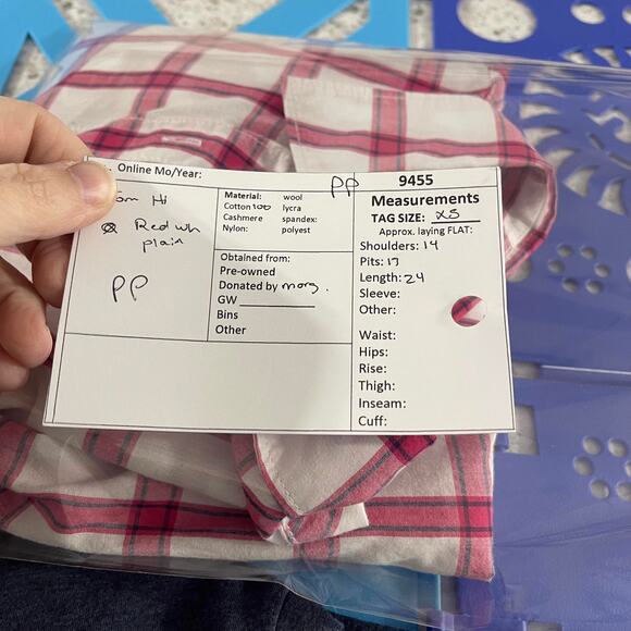 GAP fitted boyfriend button down shirt top M - Picture 12 of 13